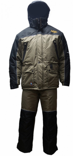 Зимний костюм для рыбалки Canadian Camper Denwer Pro цвет Black/Stone (L) фото 8